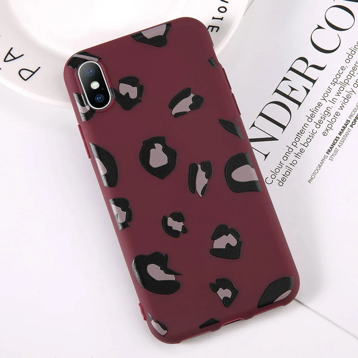 T23300WR Мягкий силиконовый чехол Lovebay для Iphone XS Max XR X 8 7 6 6S Plus модные чехлы с леопардовым принтом для Iphone 7plus - Цвет: T23300WR