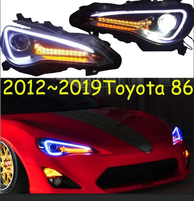 2 шт. фара для стайлинга автомобиля для Toyota FT 86& GT 86 2012~ фара для SUBUARU BRZ 2013-UP головной свет/налобный фонарь - Цвет: hid xenon headlight