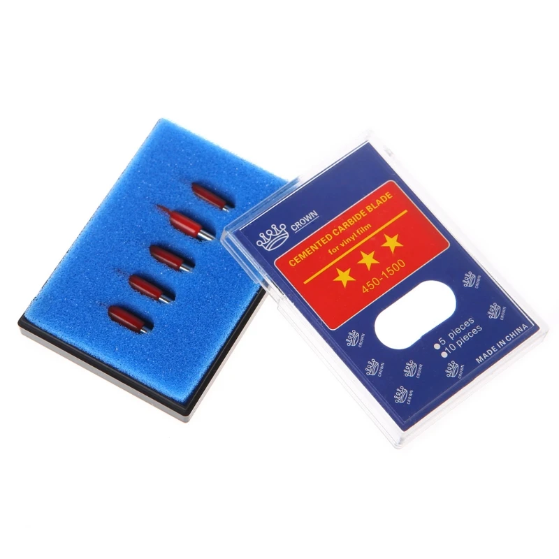 

5Pcs Blades Cutting Plotter For Reflective Film Vinyl Cutter Knife Needle Pin