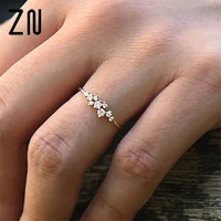 zn new fashion rose gold rings new jewelry luxury ring for women ring jewelry gift
