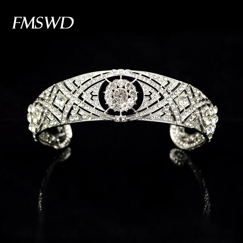 2018 New Trendy Meghan Tiara Princess Crown For Bridal Wedding Hair Jewelry Decoration Headpiece Accessories | Украшения и