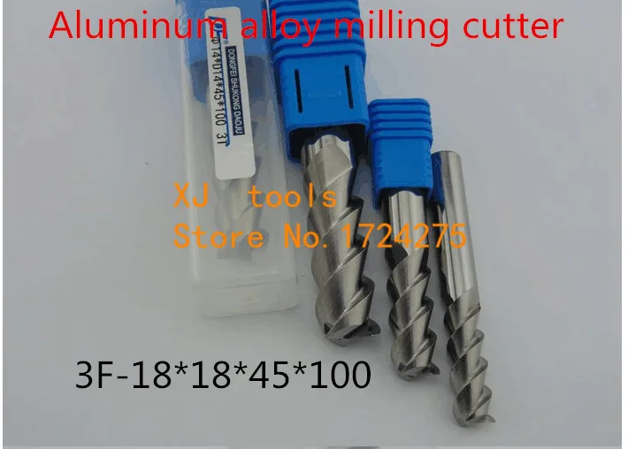 New 3F-18*18*45*100 CNC tool tungsten alloy milling cutter special flat aluminum alloy cutter aluminum alloy milling cutter