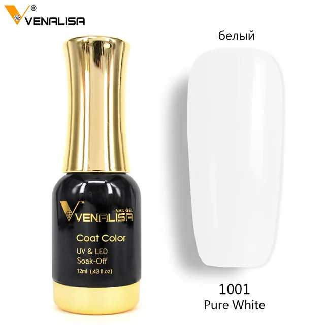 Белый 60751 Горячая Venalisa Гель-лак для ногтей долговечный замачивающийся лак для ногтей Гель-лак 12 мл 111 цветов на выбор лак для ногтей - Цвет: Белый