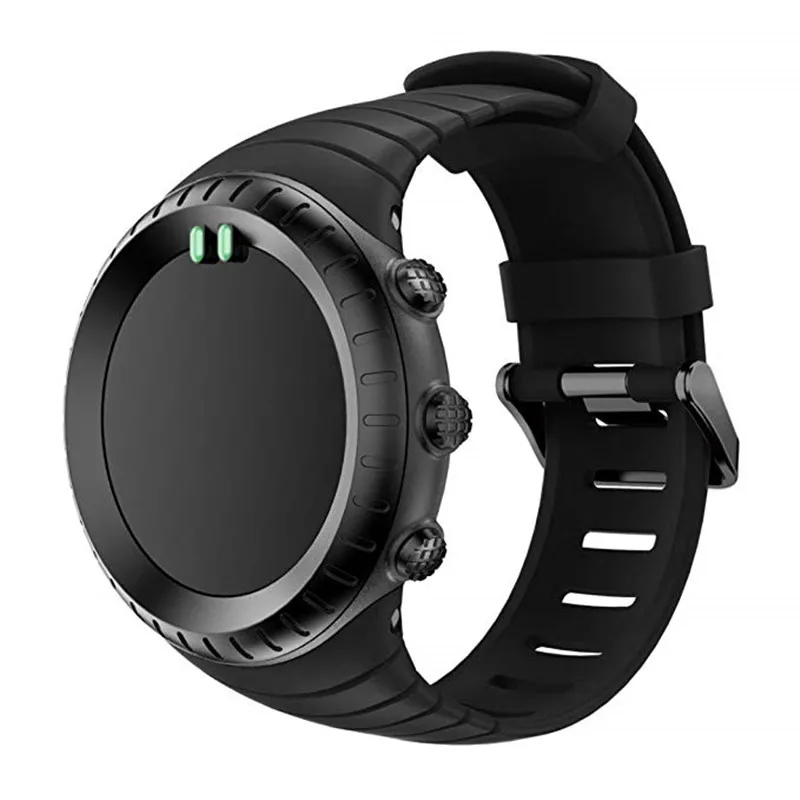 Сменный резиновый ремешок для умных часов Suunto Core с металлической застежкой