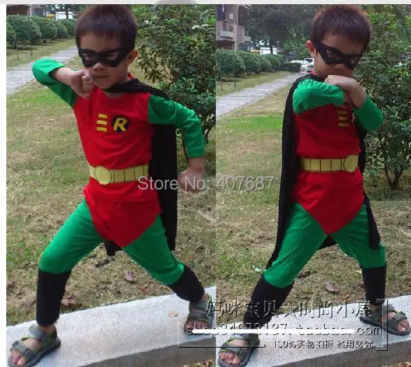 Robin program performance clothing modelling clothes Cosplay children Christmas ball |