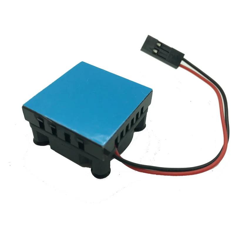 Raspberry Pi 3B теплоотвод вентилятора с синим радиатором 25*25*13 мм|Аксессуары для