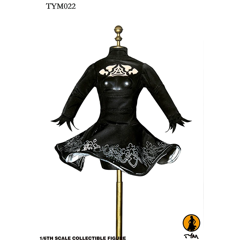Масштаб 1/6 экшн-фигурка тим022 сексуальная автомата 2b Miss женское платье мини-юбка
