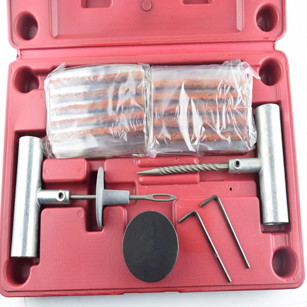 35pcs Professional Auto Car Tire Repair Kit Bike Tubeless Tyre Puncture Plug Tool Accessories |