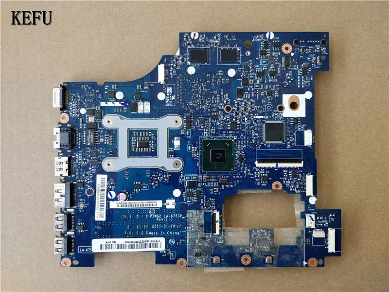 Kefu для lenovo G570 Материнская плата ноутбука PIWG2 LA-6753P тестирование Быстрая доставка |