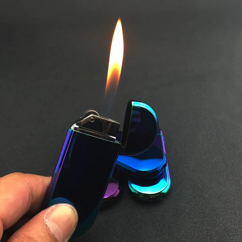 Ультратонкая компактная струйная Бутановая Зажигалка шлифовальное колесо