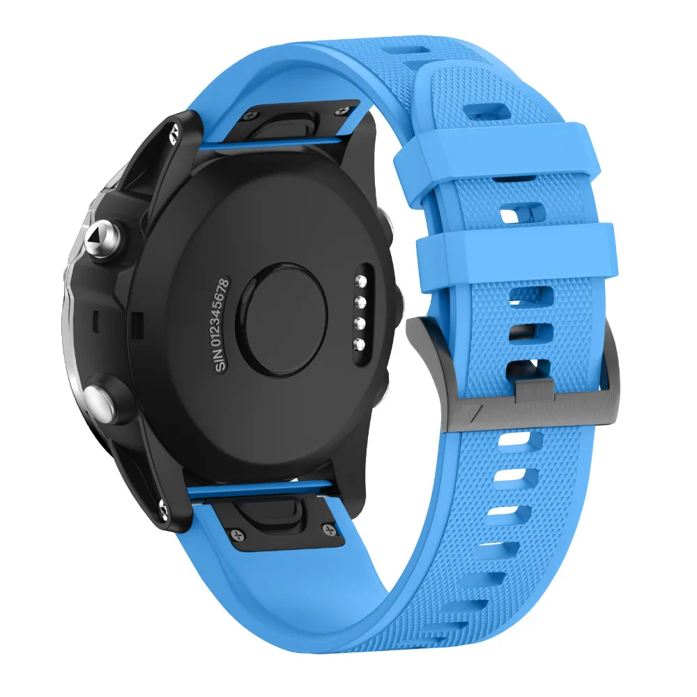 Быстрый Легкий силиконовый ремешок для часов Garmin Fenix 5 Sapphire Quatix Forerunner 935 подход S60