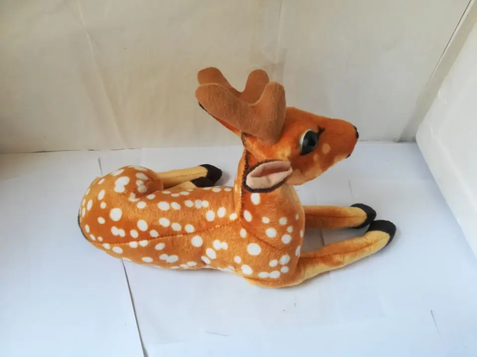 about 40cm cartoon sika deer plush toy soft doll children's Christmas gift h2305 | Игрушки и хобби