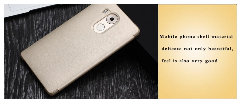 huawei mate 8 кожаный флип-чехол роскошный чехол mate 8 защитный чехол умный вид окна авто пробуждение с коробкой