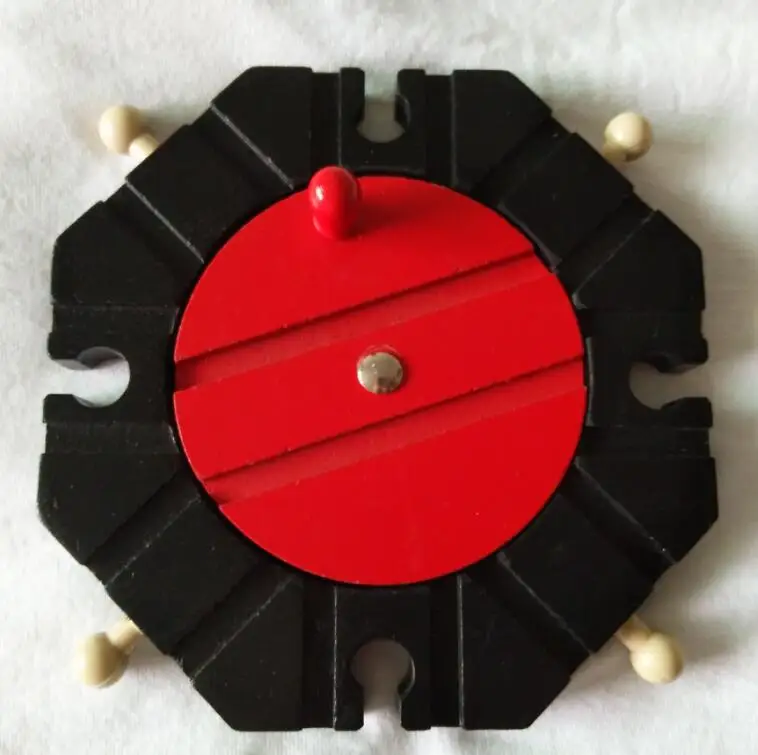 1 шт. переключатель круговой поворотный круг трек из Букового дерева слот для