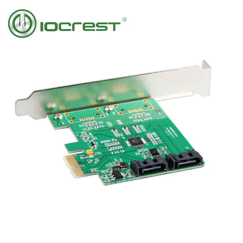 IOCREST PCI-Express 2x Внутренний SATA III 6 ГБ/сек. порты контроллер карты | Компьютеры и офис