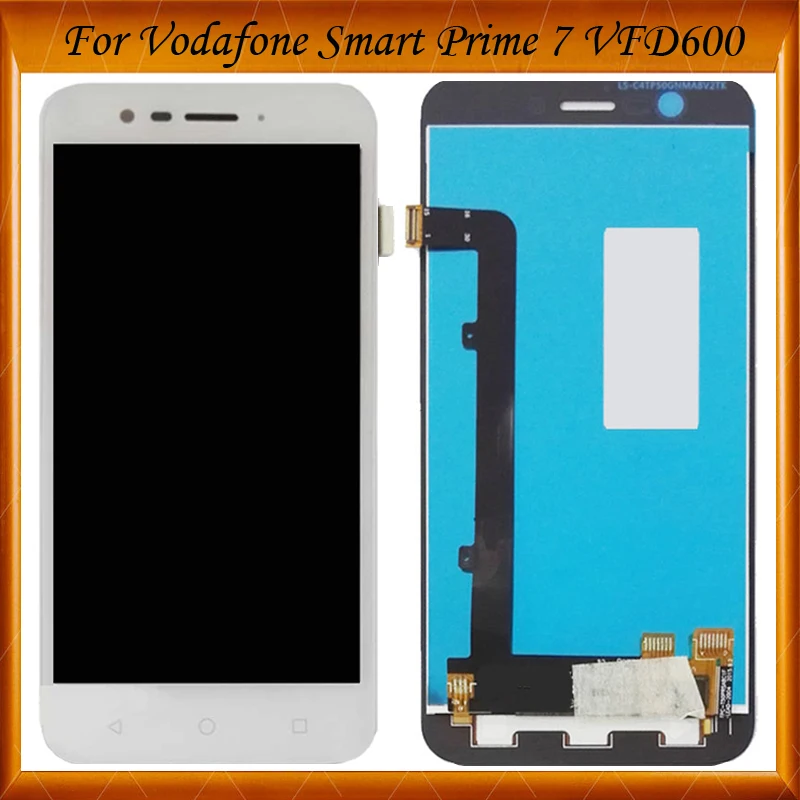Дисплей LCD + сенсорное стекло сборки замены для Vodafone Smart Prime 7 VFD600 vf600 Черный Белый ЦВЕТ В наличии.