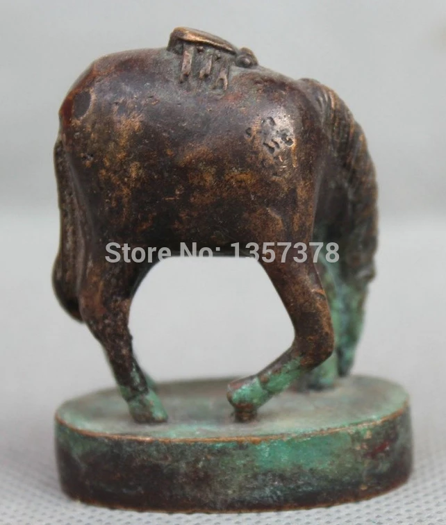 Shitou 00580 55 мм Китайской династии Бронзовый Знак Год Hors Dynasty императорская Печать