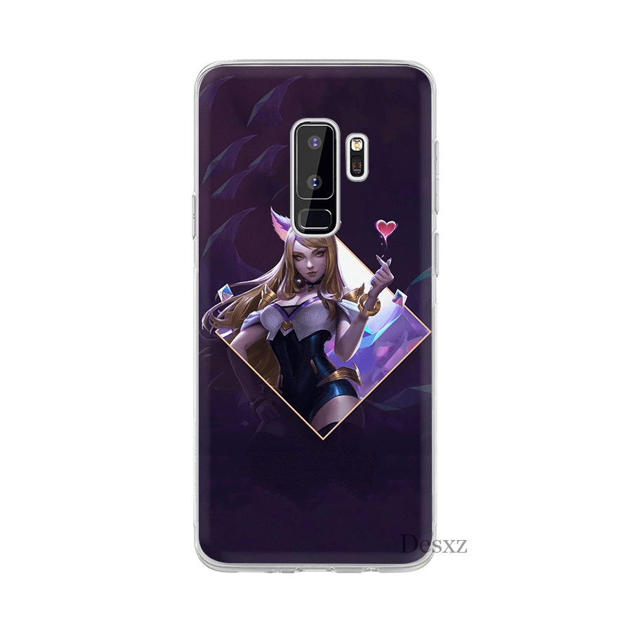 Чехол для мобильного телефона Desxz League Of Legends Akali Samsung Galaxy A10 A30 A40 A50 A70 A3 A5 A6 A8 Plus