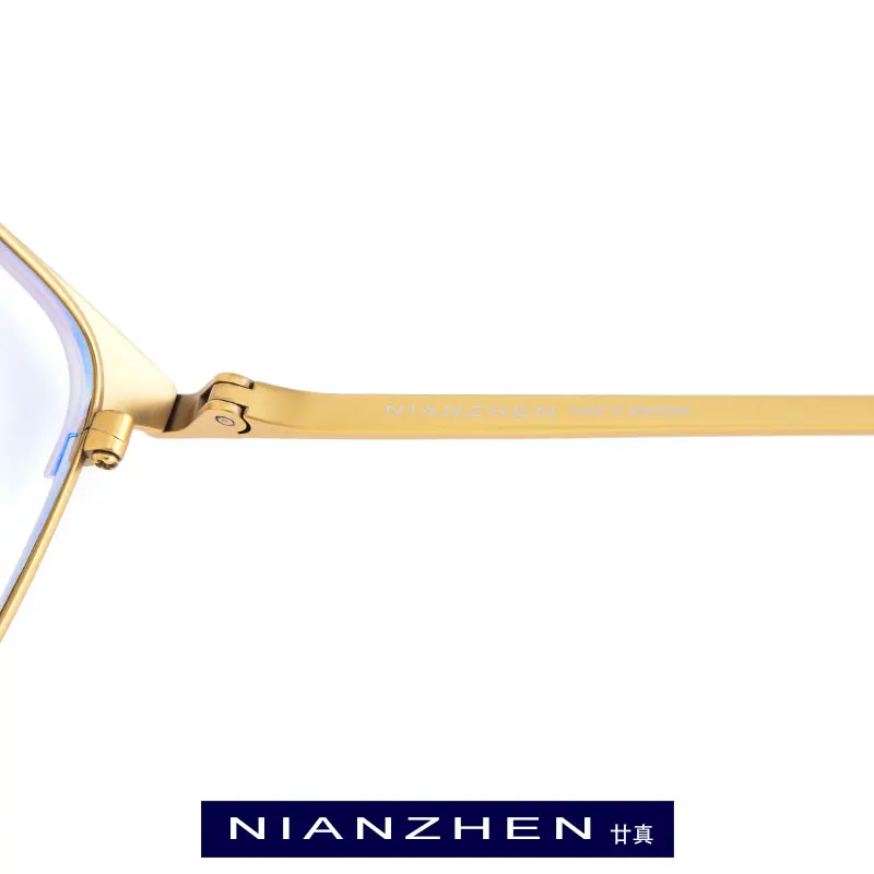 Оправа для очков из чистого титана Мужская квадратная оптическая оправа