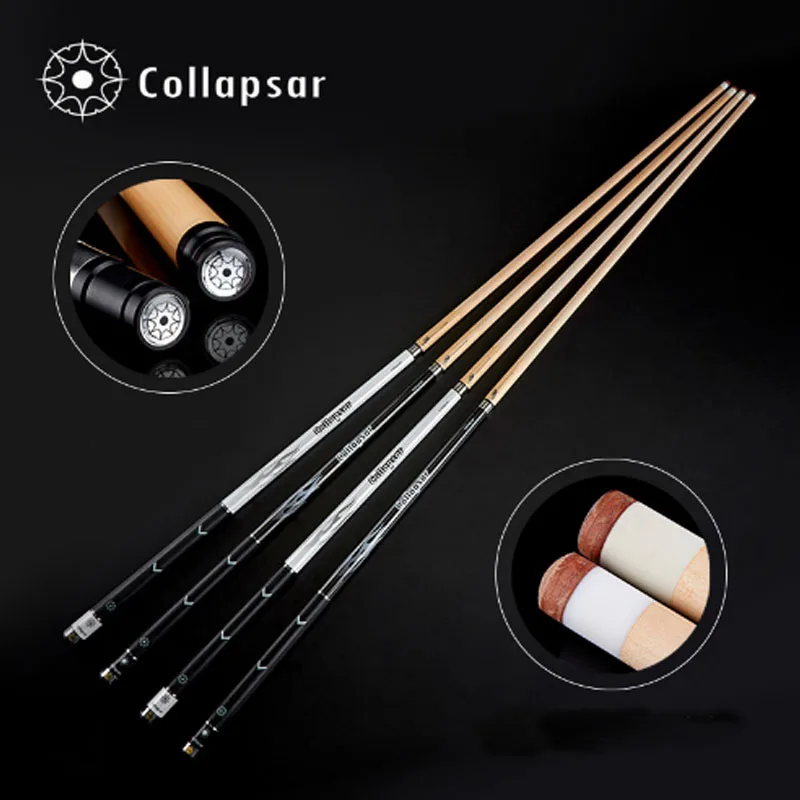 Набор кией для бильярдного бассейна Collapsar R04 R05 черный белый кия 11 5 мм 13 с корпусом