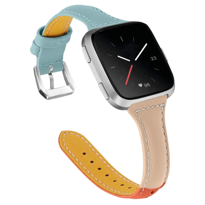 Браслеты из натуральной кожи для Fitbit Versa ремешок Lite Smartwatch Браслет Миланская петля