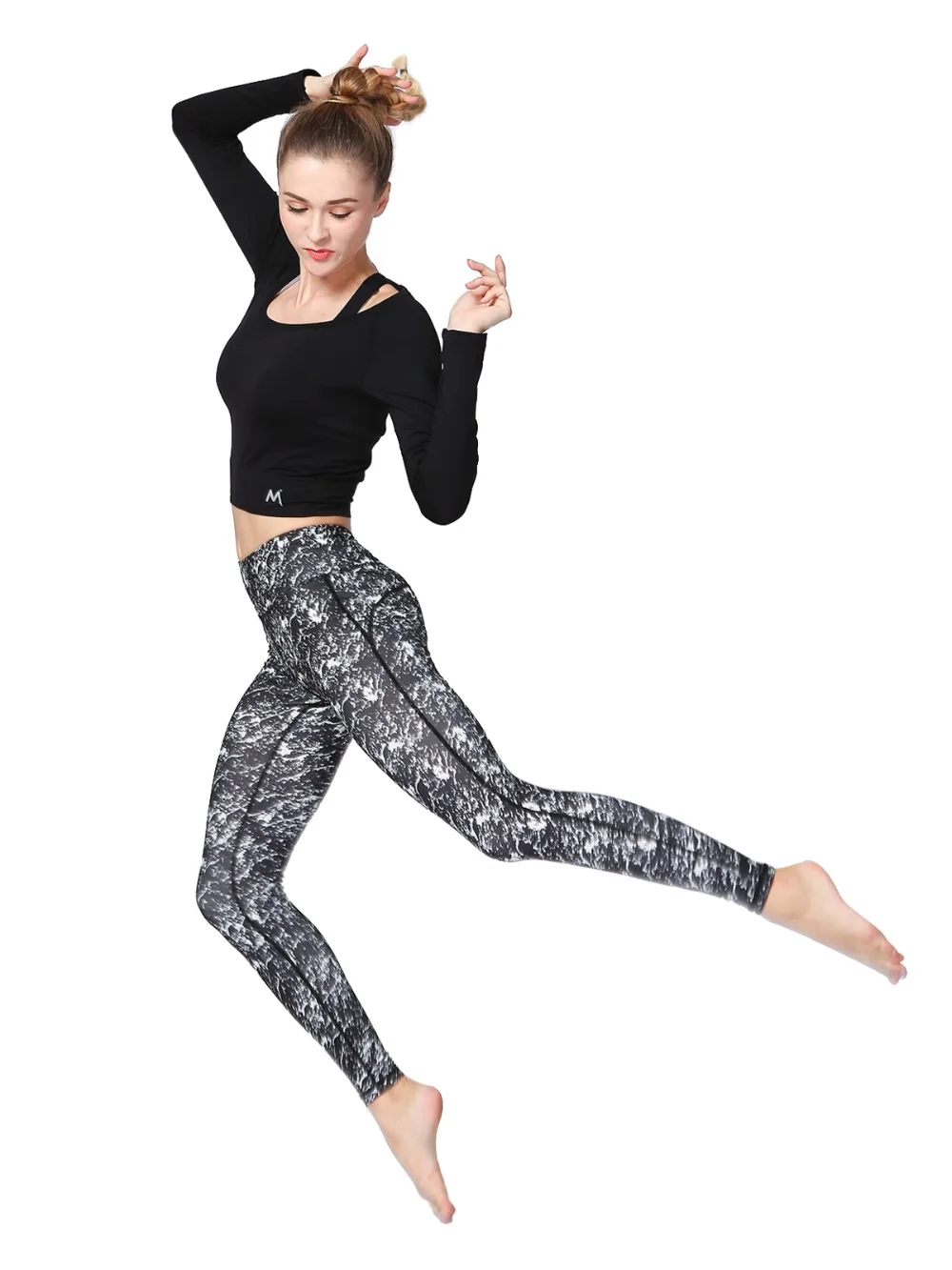 

Леггинсы женские бесшовные, эластичные, с высокой талией