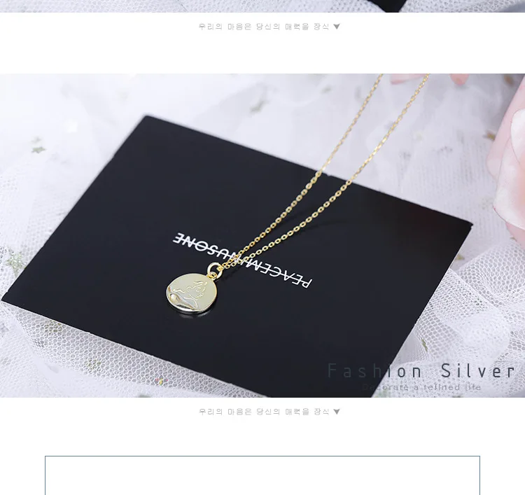 Колье argent 925 pendule розовое золото ожерелье с подвеской colgante pendulos plata de ley 925 Подвески Ювелирные изделия изготовление neckless