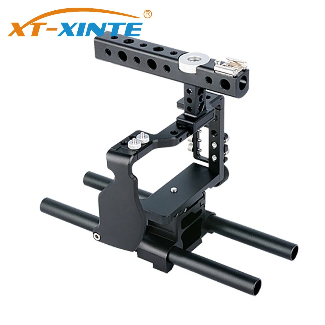 Штатив для видеокамеры DSLR со стабилизатором и верхней ручкой Sony A6000 A6300 A6500