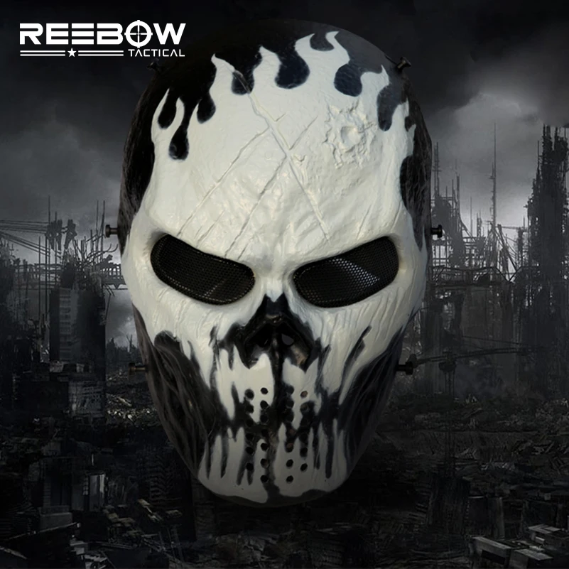 Уличные маски для военных игр волю о фонарик на все лицо страйкбола пейнтбола Хэллоуина косплея ужаса ГОСТ