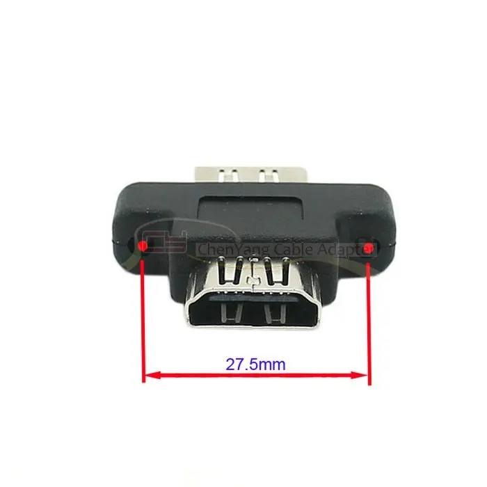 HDMI Женский к 1 4 удлинитель переходник с панельными отверстиями для крепления |