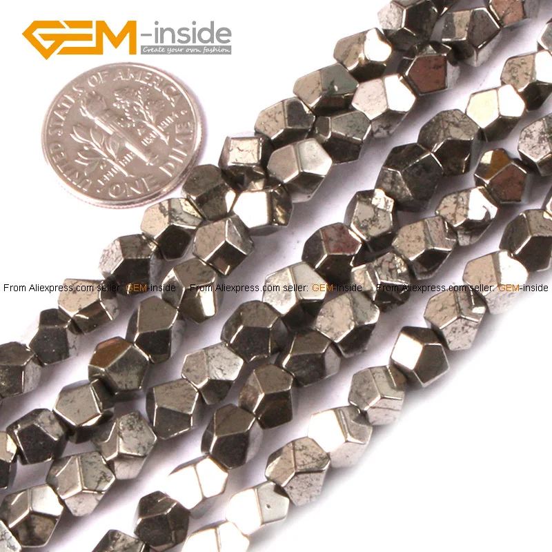 Бусины Из Натурального пиритового камня 6 10 мм 15 дюймов|stone beads|beads for jewelry makingdiy beads |