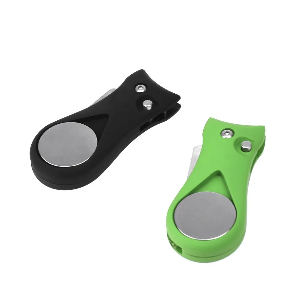 Golf Divot Tool with Pop-up Button & Magnetic Ball Marker Pitch Mark Mini Lightweight Portable and Foldable | Спорт и развлечения