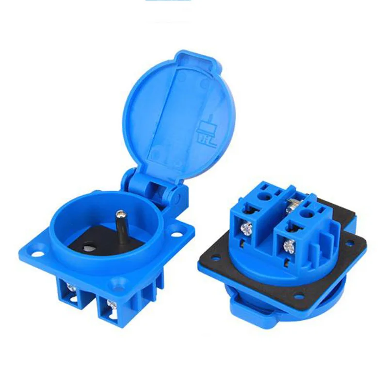 2 шт. безопасная розетка для французской промышленности 16 А 250 В IP44 сертификация NF