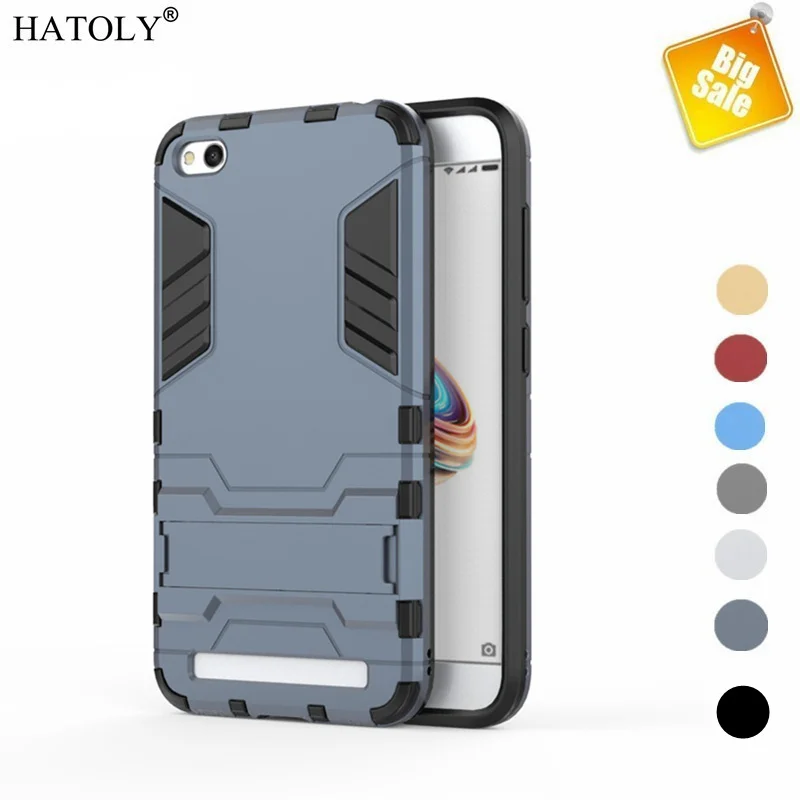 

For Cover Xiaomi Redmi 5A Case Shockproof Armor Hard Cover For Redmi 5A Silicone Anti-Knock Stand Phone Bumper Case For Redmi 5A