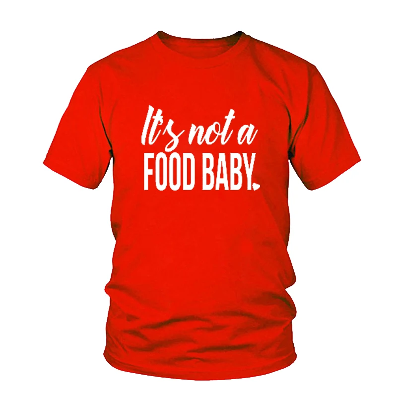 Женская забавная футболка It's Not A Food милая рубашка для мамы Повседневная с