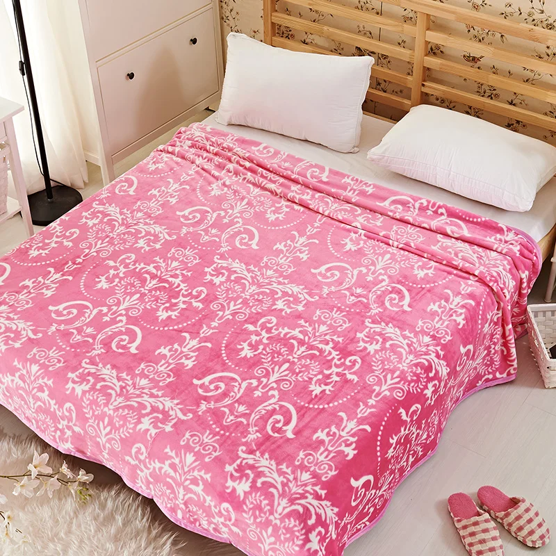 Стильное простое красное и белое одеяло с принтом покрывало фланелевое для