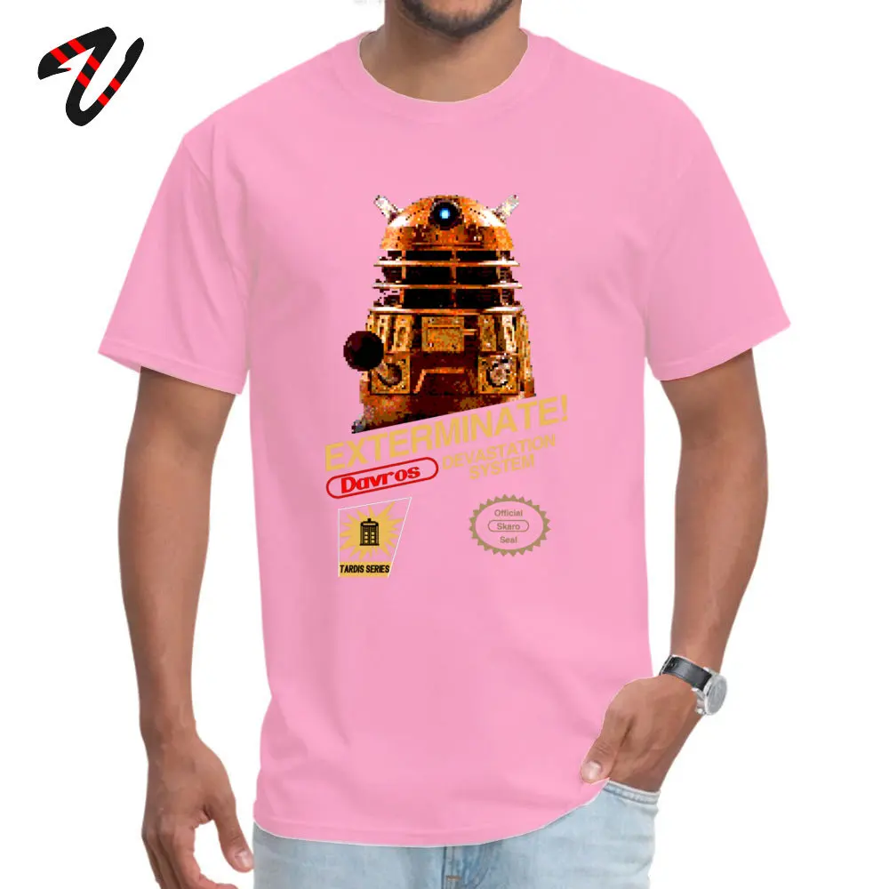 Мужская футболка из чистого хлопка с коротким рукавом Techno Davros EXTERMINATE Skaro