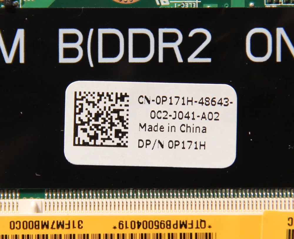 CN 0P171H P171H для материнской платы ноутбука DELL 1537 DA0FM7MB8D0 с 216 0707011 GPU встроенная DDR2