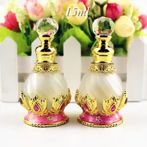 Элегантный стеклянный флакон для духов в арабском стиле, флакон-капельница для духов, эфирных масел мл, 1 шт.