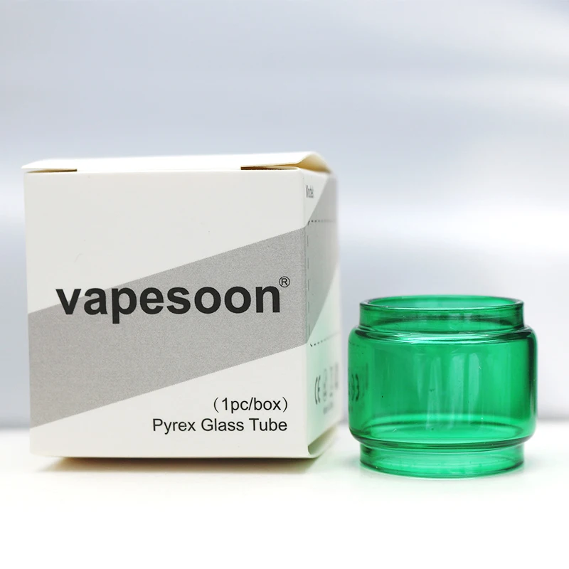 

10PCS Replacement Pyrex Color Bubble Glass For TFV12 Prince tank Atomizer 8ml capacity