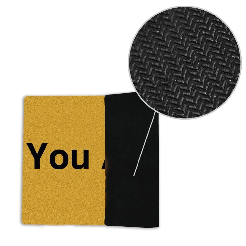 Забавный коврик для дома нескользящий не заставляющий меня выходить на улицу