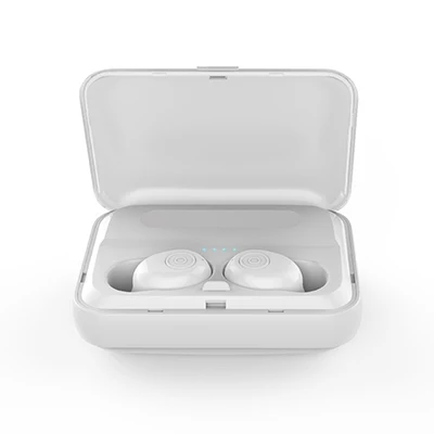 White HANGRUI TWS беспроводные наушники Bluetooth 5,0 F9 Mini 6D стерео беспроводные наушники светодиодный дисплей Водонепроницаемая гарнитура 1200 мАч с микрофоном - Цвет: White