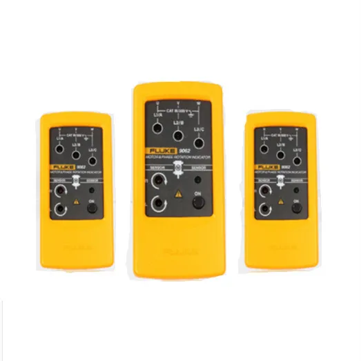 Быстрое прибытие тестер двигателя Fluke 9062 и индикатора трехфазного вращения 400