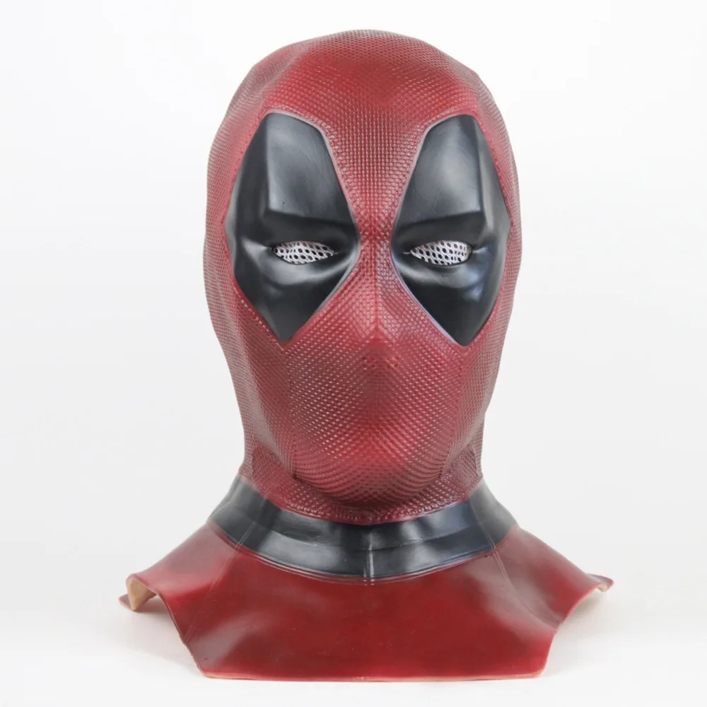 VEVEFHAUNG Дэдпул 2 Marvel маски Дэдпул Хэллоуин Косплей-костюм супергерой фильм латексная маска коллекционные игрушки полная маска лица