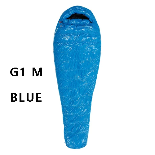 G1M BLUE Спальный мешок на гусином пуху AEGISMAX G1/G2/G3, спальный мешок на открытом воздухе для кемпинга - Цвет: G1M BLUE