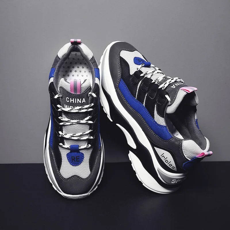 Новая осенне зимняя женская спортивная обувь на толстой подошве 2018 г. женские