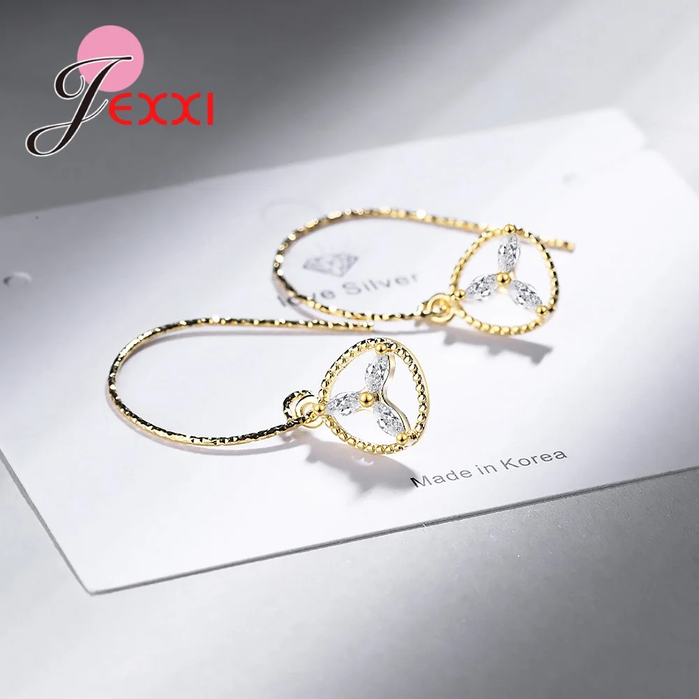 Удивительные блестящие кристальные цветы простые модные женские серьги для женщин на вечеринке День рождения ювелирные изделия Подарки Большие скидки на.