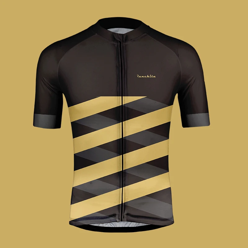 Синий Велоспорт Джерси Runchita Велоспорт Короткий рукав mtb Джерси tricota ciclismo para hombre Майо ciclismo hombre go pro Майо - Цвет: Синий
