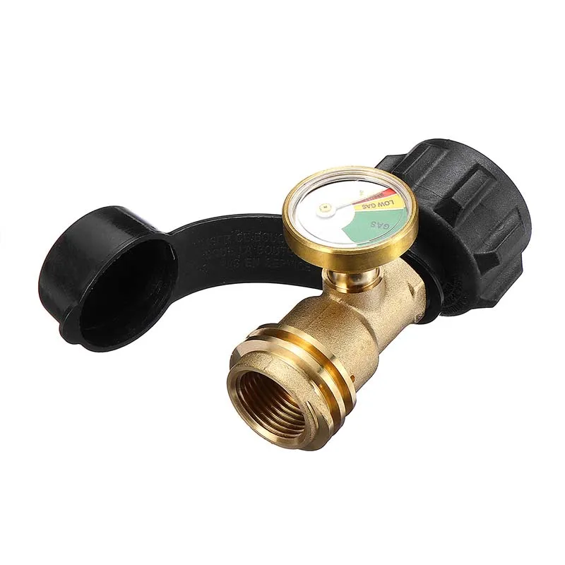 Кемпинг плита конвертер Портативный Бензобак адаптер разъем с Tank метр | Спорт и