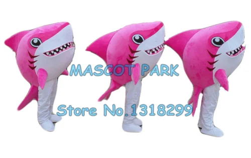 

pink shark mascot costume custom adult size cartoon character cosply carnival costume 3362